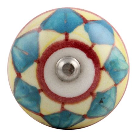 Green And yellow Ceramic Wine Stopper